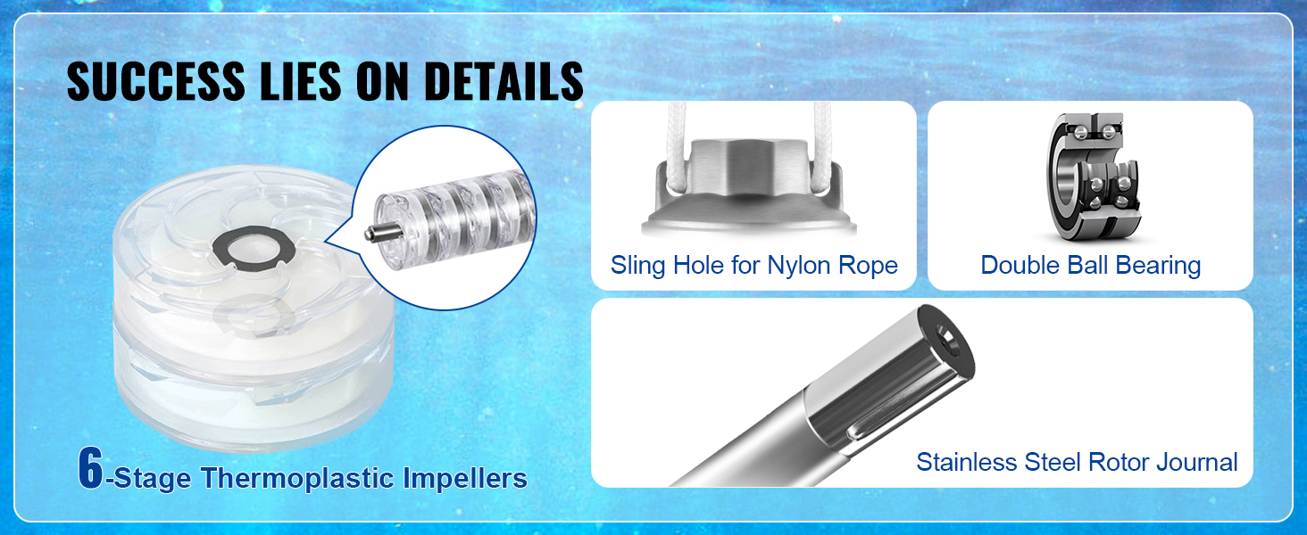 deep well submersible water pump