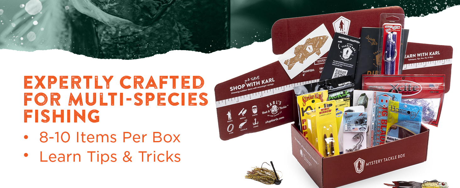 Expertly Crafted for Multi-Species Fishing: 8-10 Items per box