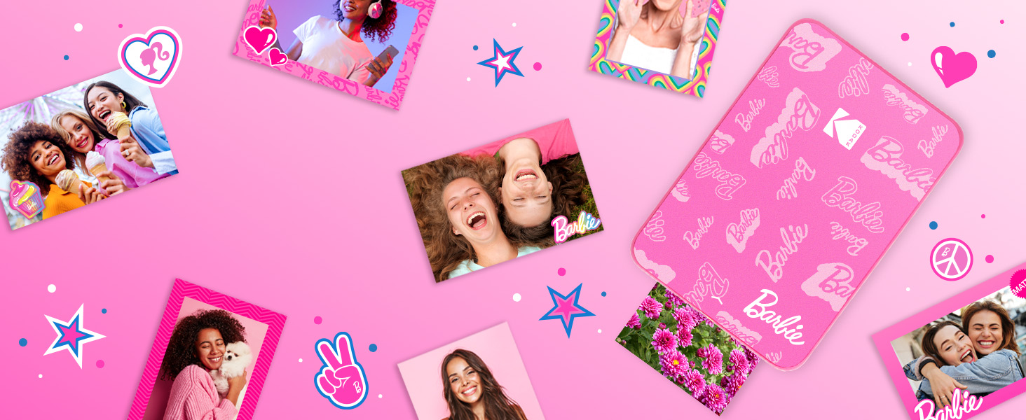 KODAK Barbie x Step Slim Wireless Instant Mobile Photo Printer