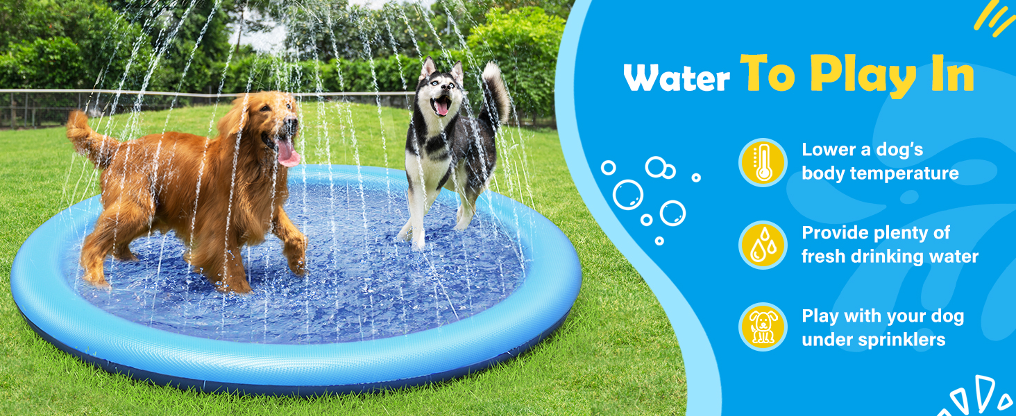 Splash pads for toddlers 4-8,double the fun, a must-have water park for childhood in summer!