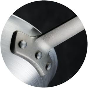 3-Riveted Handle for Durability