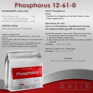 High-purity phosphorus source to support early rooting and reproductive development