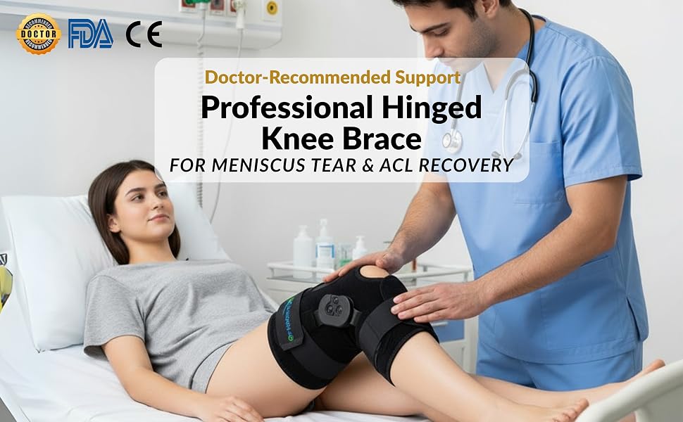 Hinged Knee brace, knee brace for women, hinged knee brace for women, knee brace for meniscus tear
