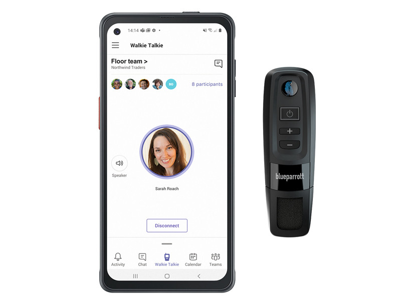 Works with MS Teams Walkie Talkie