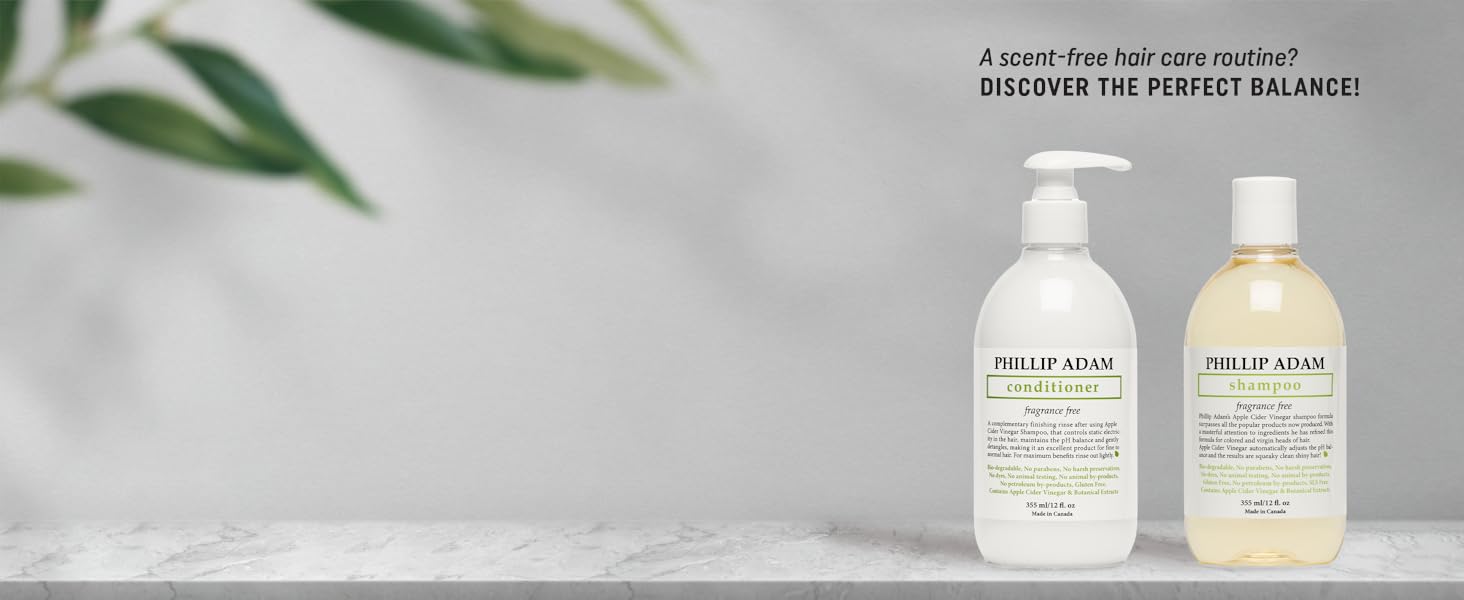fragrance free shampoo and conditioner