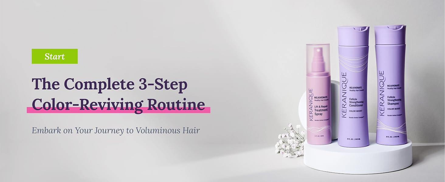 Color Boost Scalp Replenishing Shampoo and Keratin Conditioner