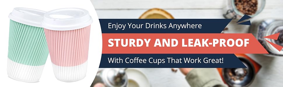 premium disposable coffee cups