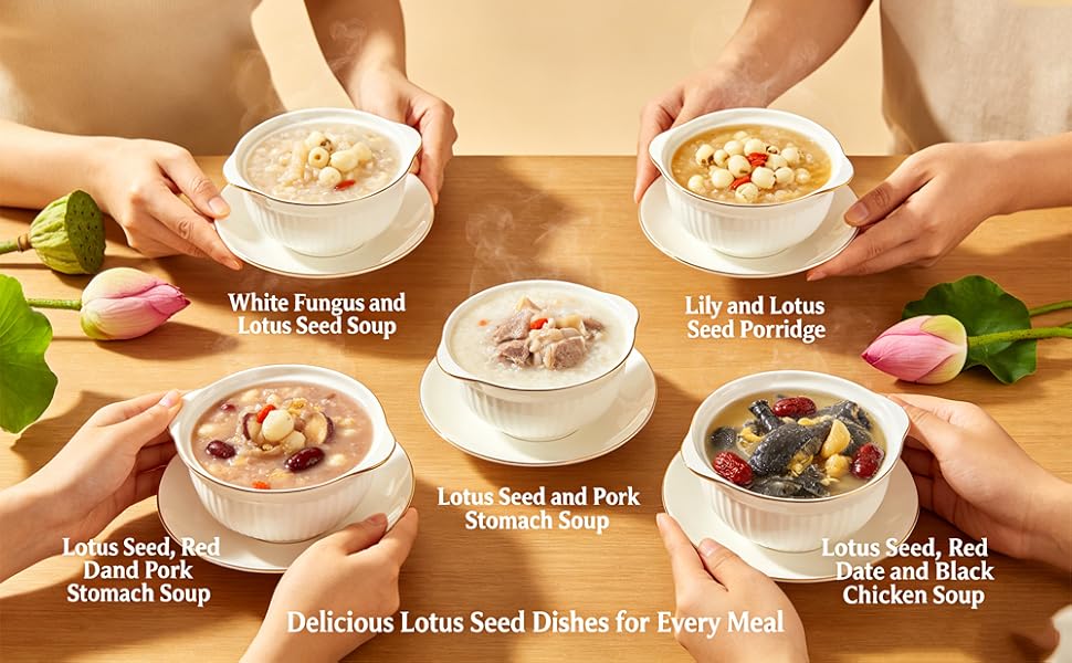 Dried Lotus Seeds, Dried White Lotus Seeds Lian ZI, Rich In Methionine