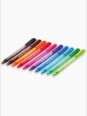 Paper Mate InkJoy 100RT Retractable Ballpoint Pens, Medium Point (1.0mm), Assorted, 20 Count