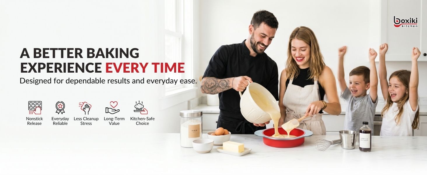 Bakeware designed to improve consistency and ease for everyday baking tasks.