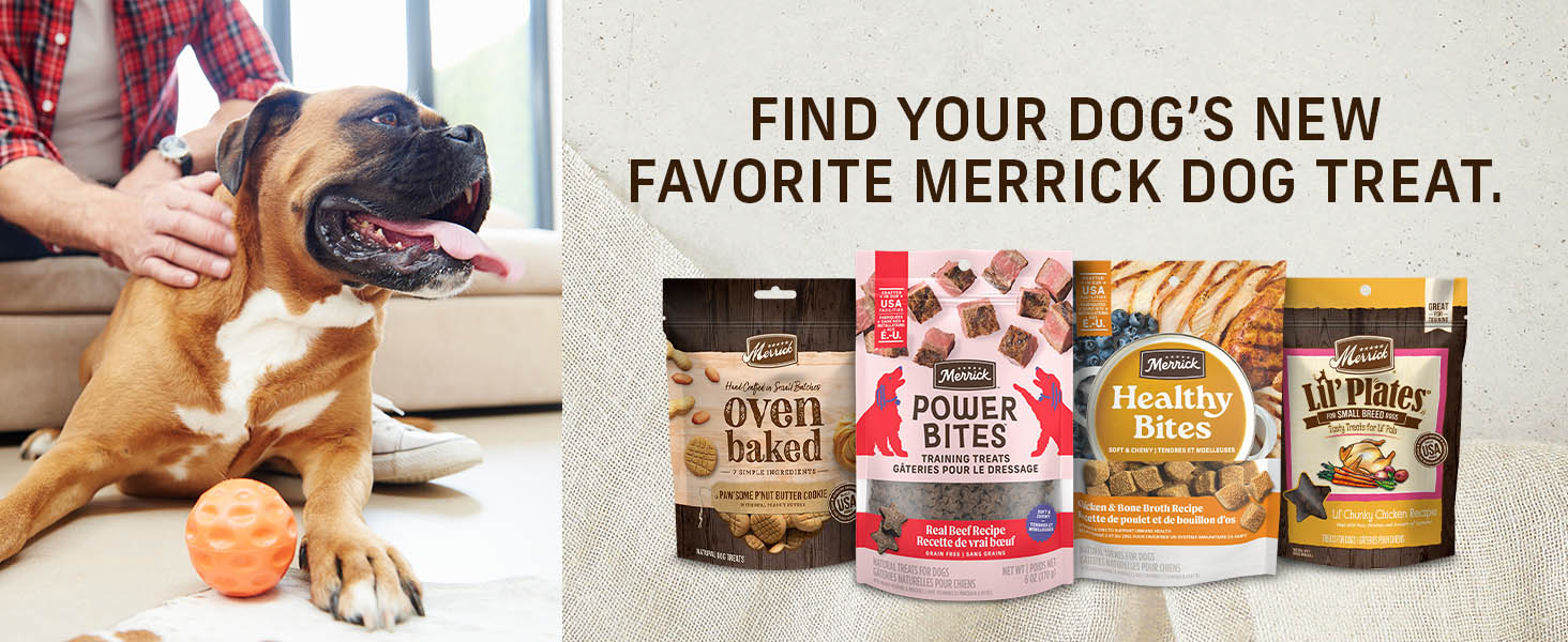 merrick power bites and the family line up package shot