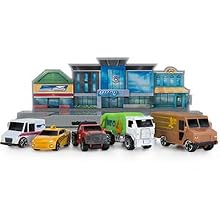 micro machines cars toys playset toy trucks and trailers car wash