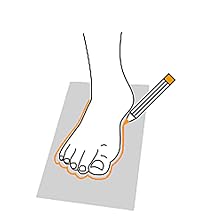 Step 1: Tracing Your Feet
