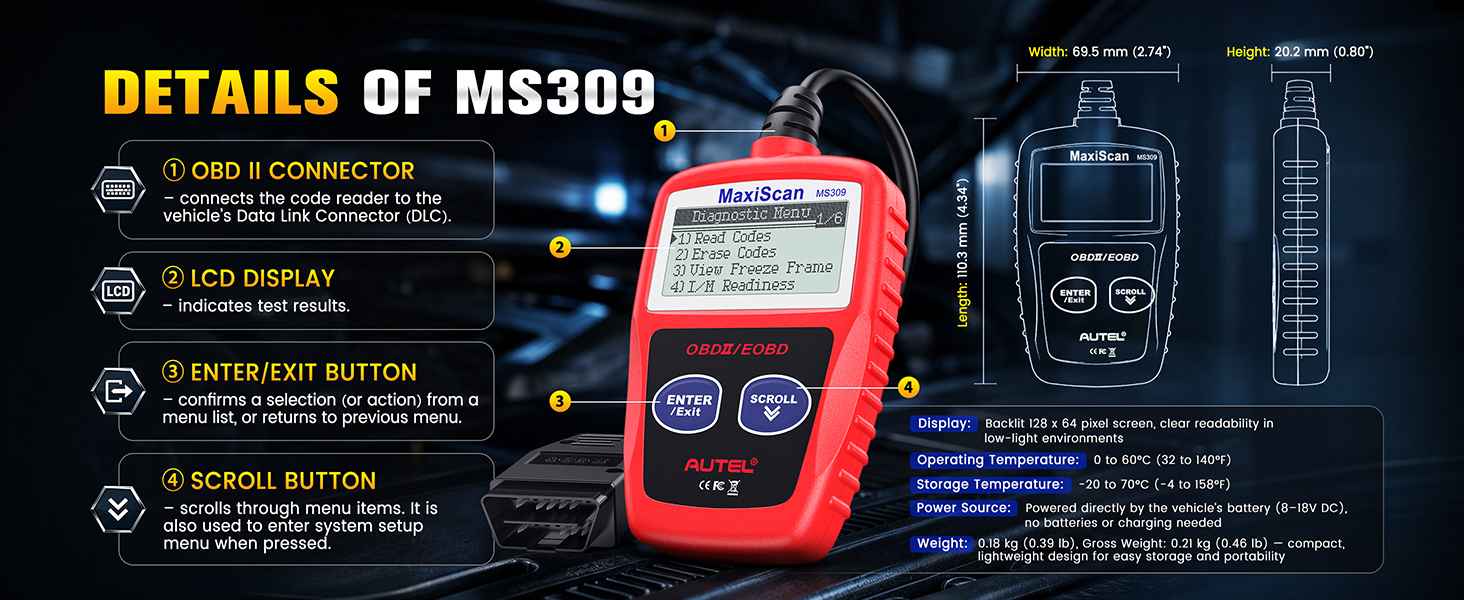 AUTEL MS309 ML319