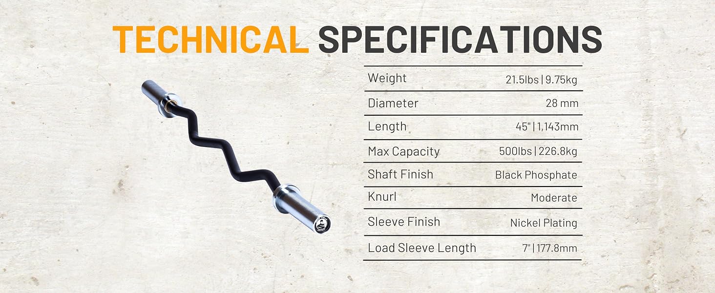 Bells of Steel EZ Curl Bar EZ Bar