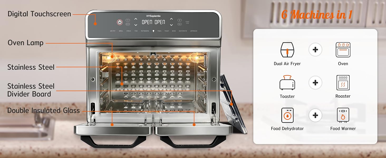 toaster oven and air fryer combo