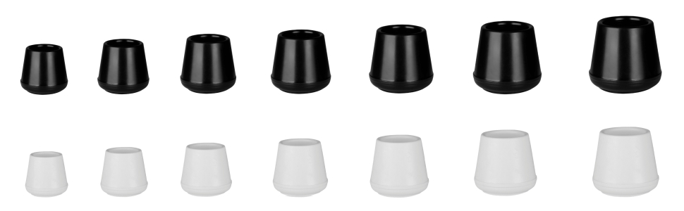 rubber chair leg caps