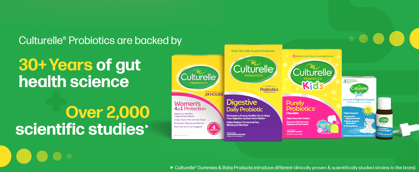 Culturelle Kids Probiotic Packets Pediatrician Recommended Brand Digestive &amp;amp; Immune Support