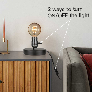 Table Lamp Base - Matte Black-2