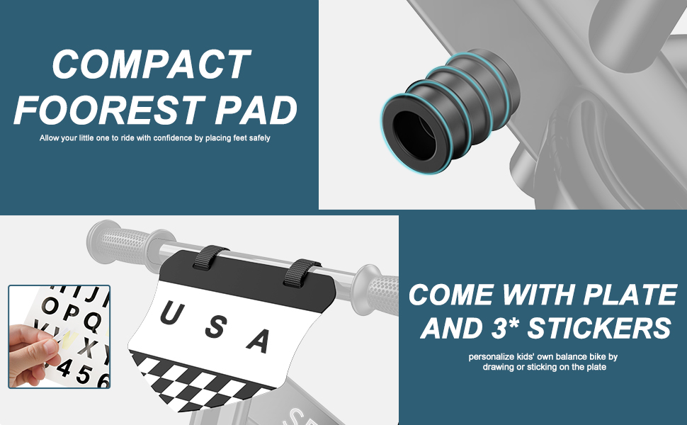 compact footrest pad