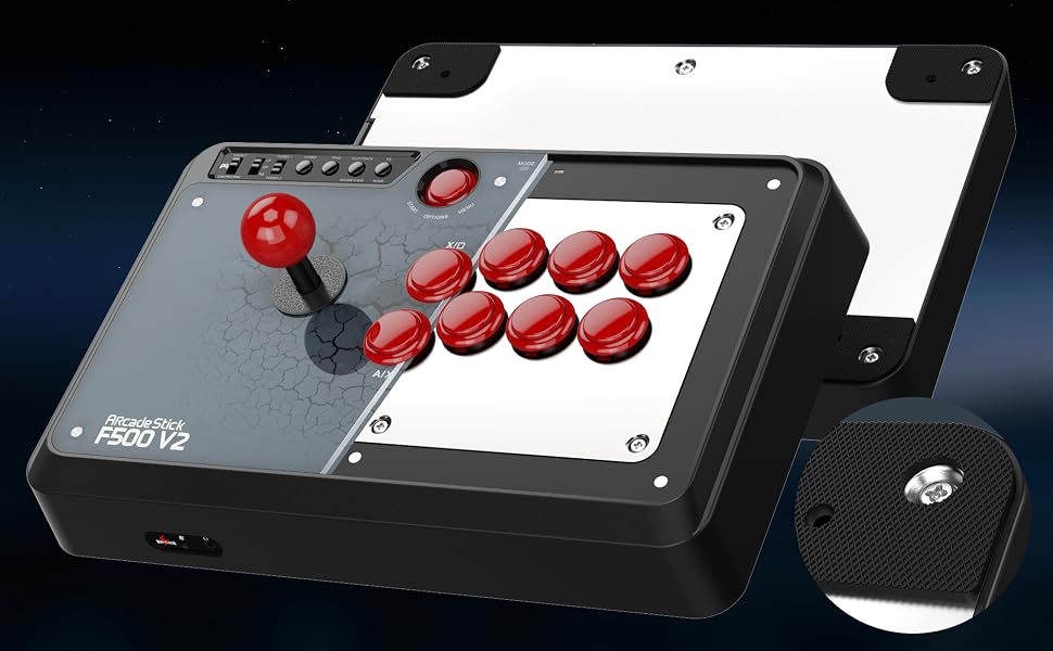 arcade stick metal panels