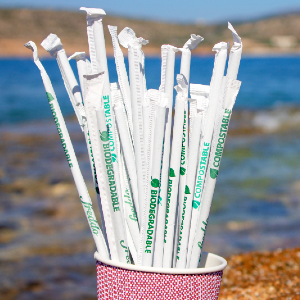 wrapped straws