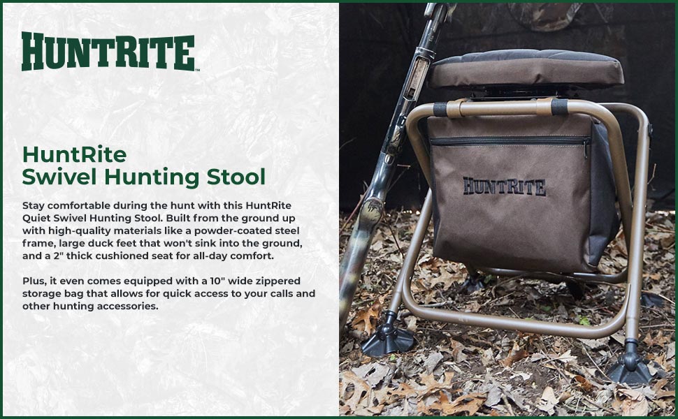 HuntRite Swivel Hunting Stool