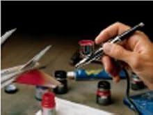Porter-Cable PXCMF220VW Portable Air Compressor for air brush tools.