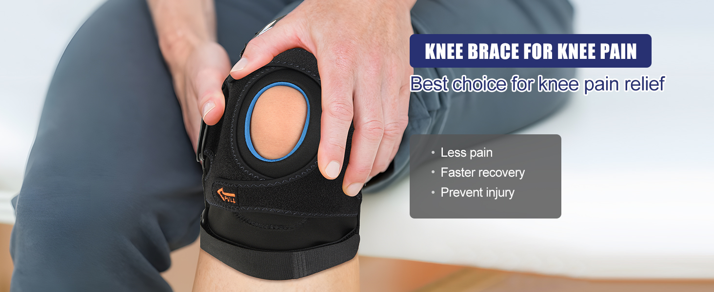gel patella support hinged knee brace