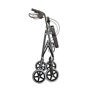 Heavy duty walker with large padded seat
