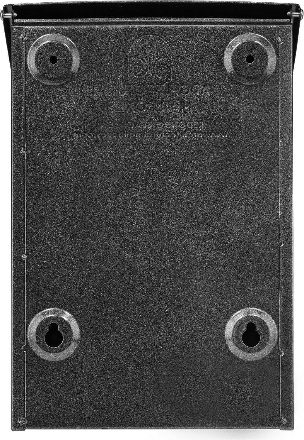 Architectural Mailboxes 2681B Black Marina Wall Mount Mailbox, Small | Galvanized steel build for outside with weather-resistant outdoor construction and a rust-resistant powder-coat finish.