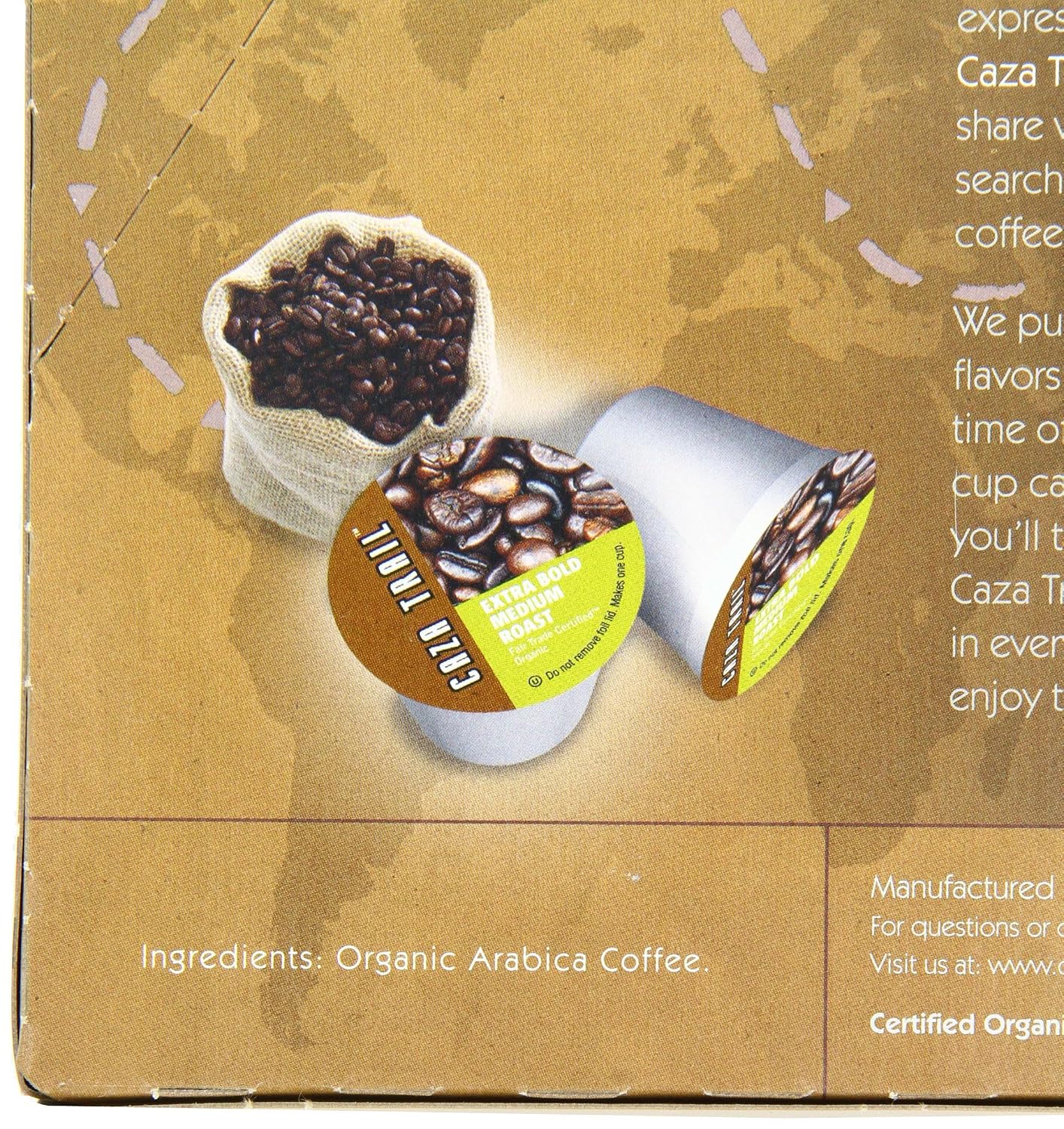 Caza Trail Coffee, Kona Blend, 100 Single Serve Cups