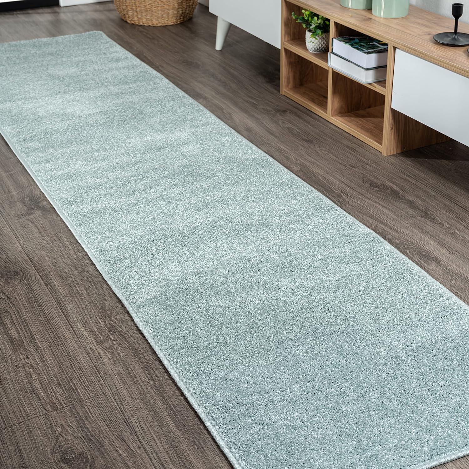 JONATHAN Y Haze Solid Low-Pile Brown Indoor Area Rug 8x10, Coastal, Bohemian, Minimalist, Classic, Easy-Cleaning for Living Room, Bedroom, Kitchen