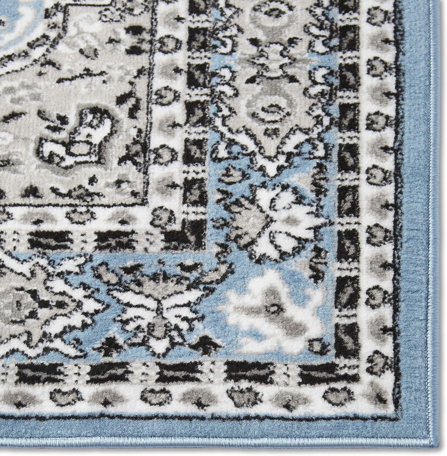 Home Dynamix Premium Sakarya Traditional Medallion Border Area Rug, Ivory/Brown, 7'9"x10'8" Rectangle