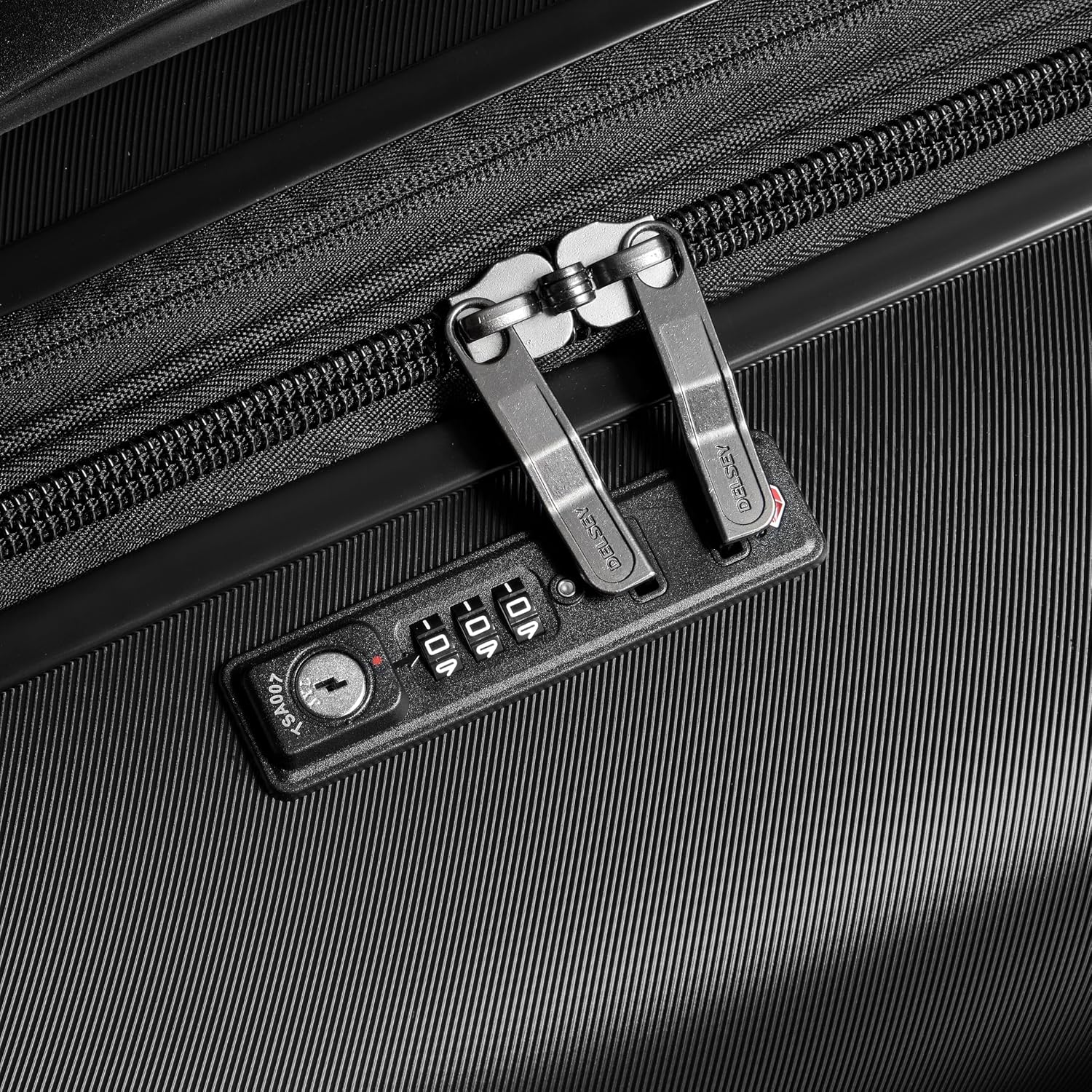 DELSEY PARIS Cruise 3.0, 20 Inch Carry-On Hardside Luggage, Deep Sea Navy | Expandable Suitcase, Lightweight 100% Polycarbonate Shell, Dual-Density Spinner Wheels, USB Port, TSA Lock
