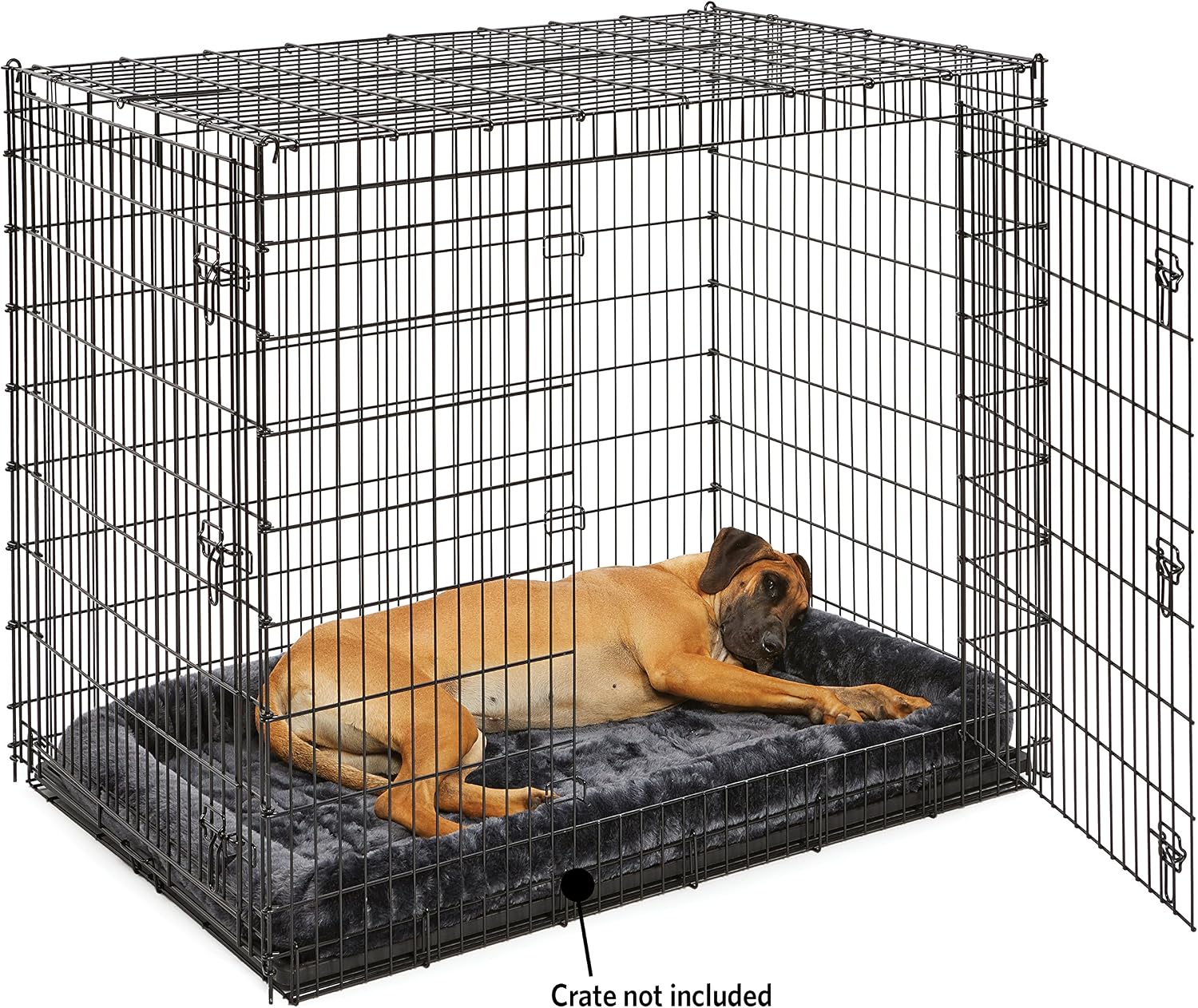 MidWest Homes for Pets QuietTime XXS Dog Bed – Cinnamon Faux Fur Bolster, Ultra-Soft and Machine Washable, Fits 18-Inch Crates and Carriers, for Small Dogs and Cats