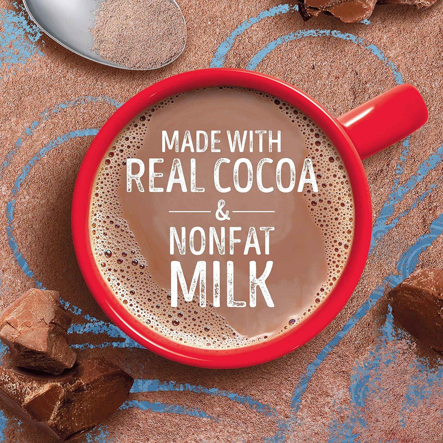 Swiss Miss Milk Chocolate Flavor Hot Cocoa Mix, 1.38 oz., 50-ct
