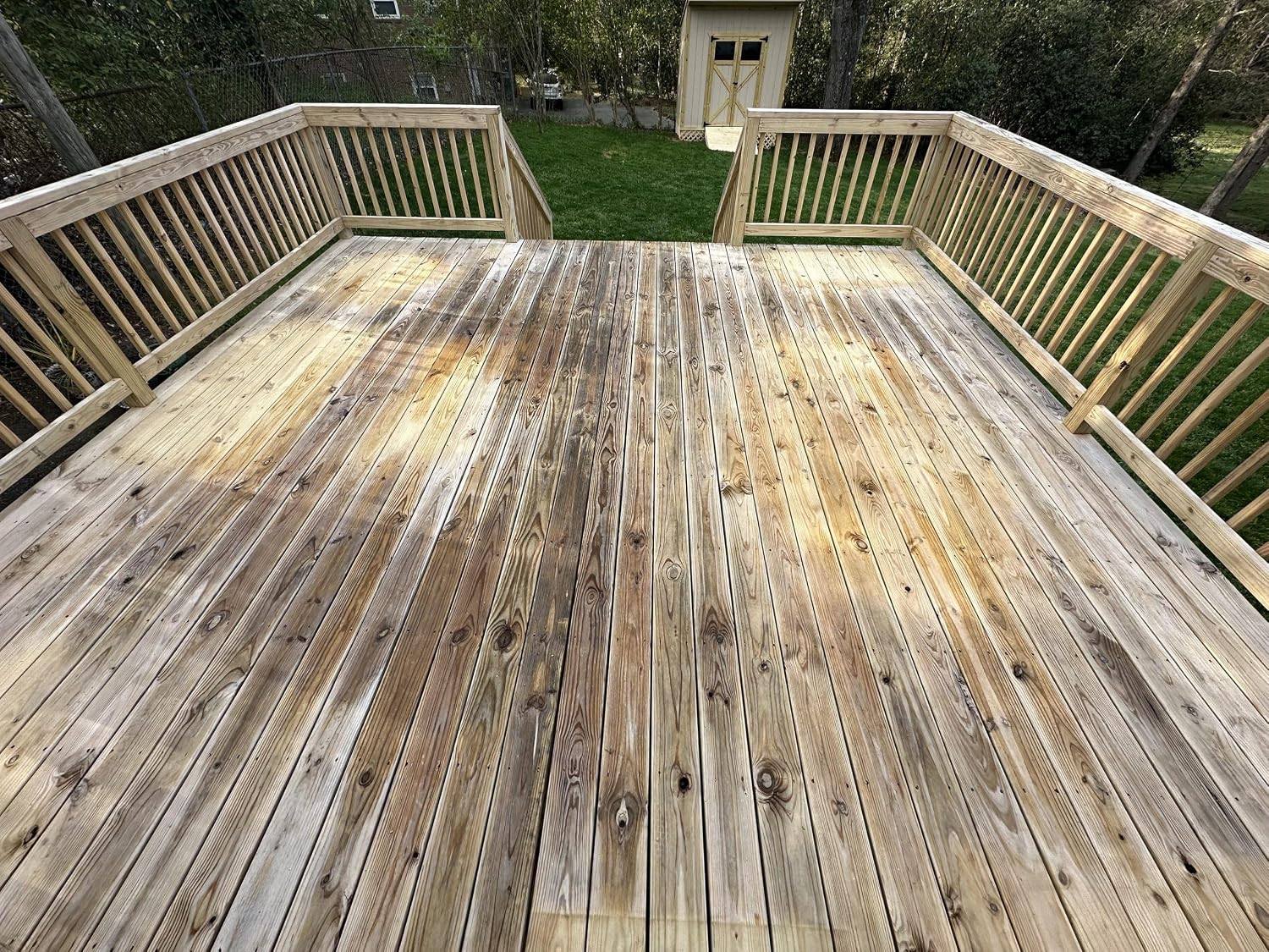 Restore-A-Deck Wood & Deck Cleaner – Cleans Gray, Dirty & Weathered Exterior Surfaces Before Staining – Deck Restoration Cleaner for Wood Decks