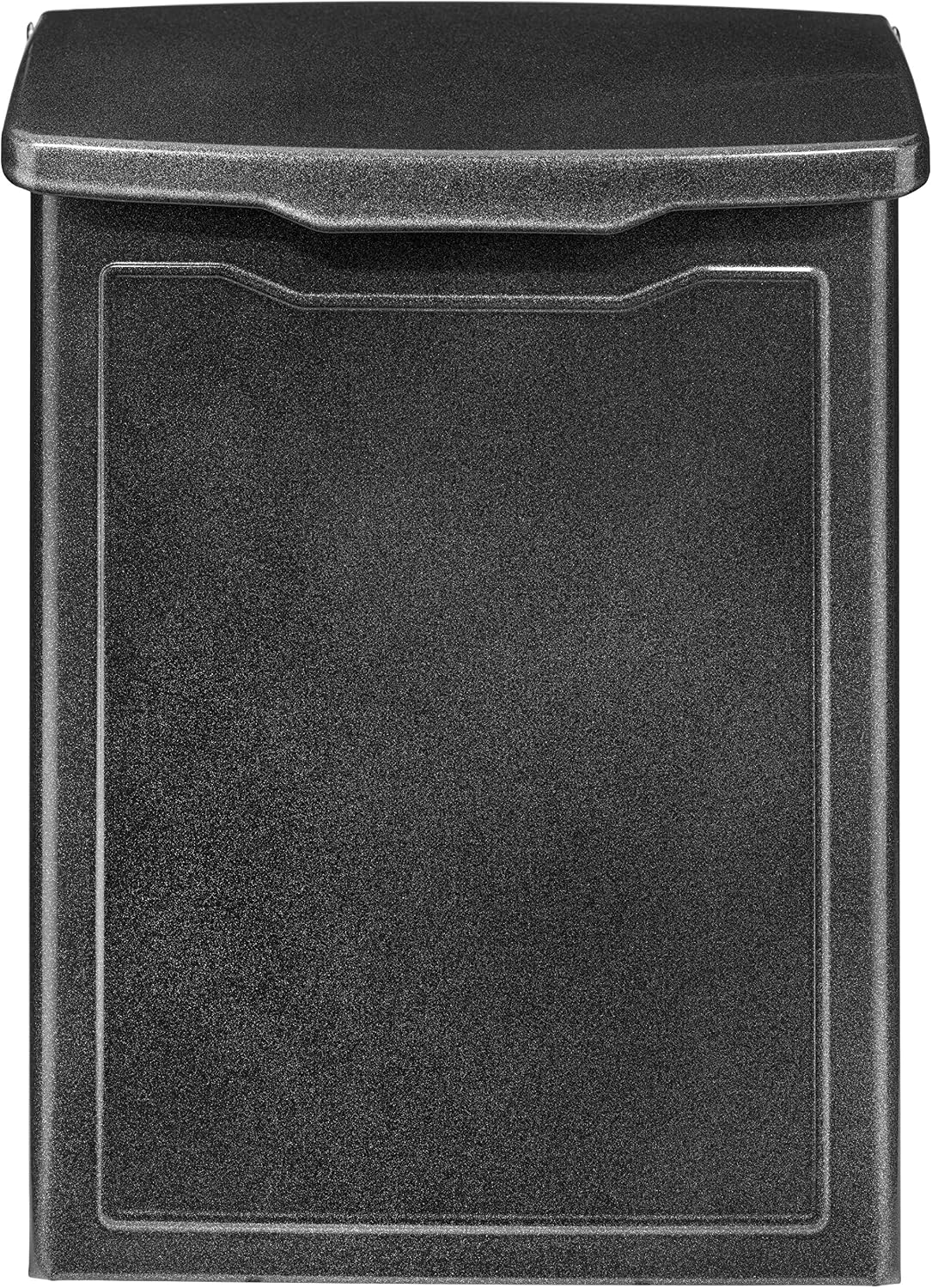 Architectural Mailboxes 2681B Black Marina Wall Mount Mailbox, Small | Galvanized steel build for outside with weather-resistant outdoor construction and a rust-resistant powder-coat finish.