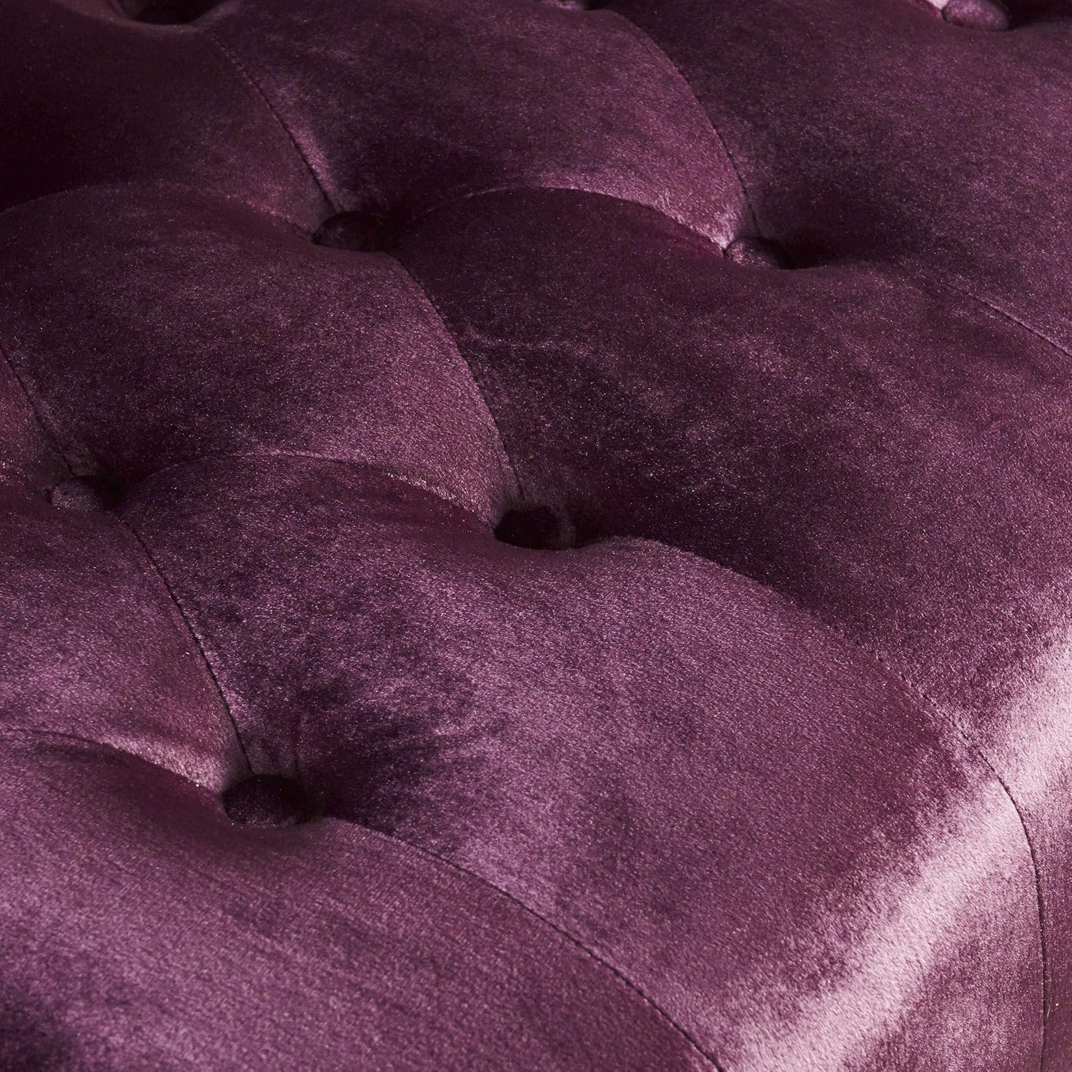 Christopher Knight Home GDFStudio Leona Modern Glam Tufted Velvet Wingback Loveseat, Raisin and Dark Brown