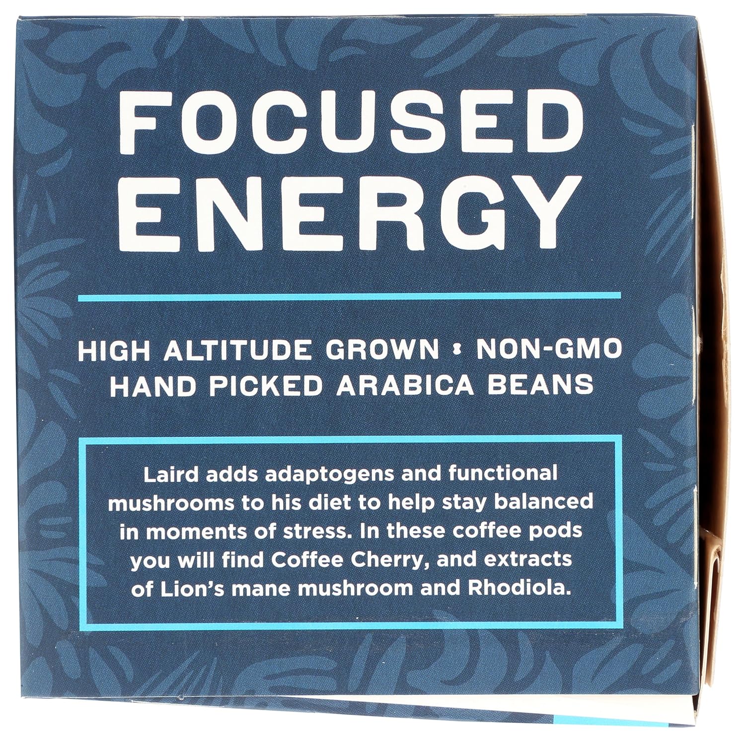 Laird Superfood Peruvian Dark Roast Coffee with Functional Mushrooms, Certified Organic Peruvian Ground Coffee Beans, Gluten-Free, Dairy-Free, Non-GMO