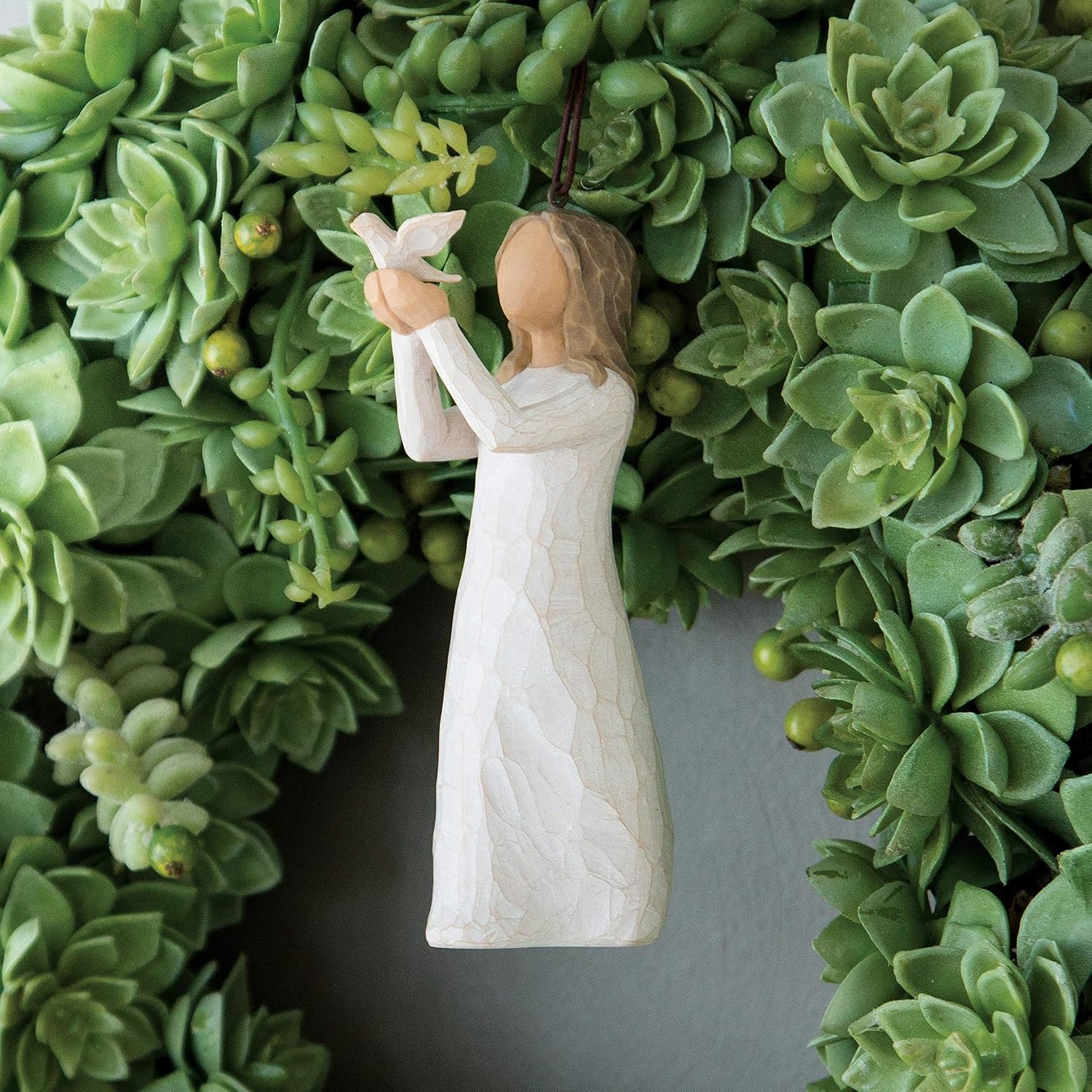 Willow Tree Abundance Hanging Ornament, Sculpted Hand-Painted Figure | Cast from a Susan Lordi Original Carving, Meaningful Gift for Any Occasion, Ready to Hang, Collectible Resin Keepsake