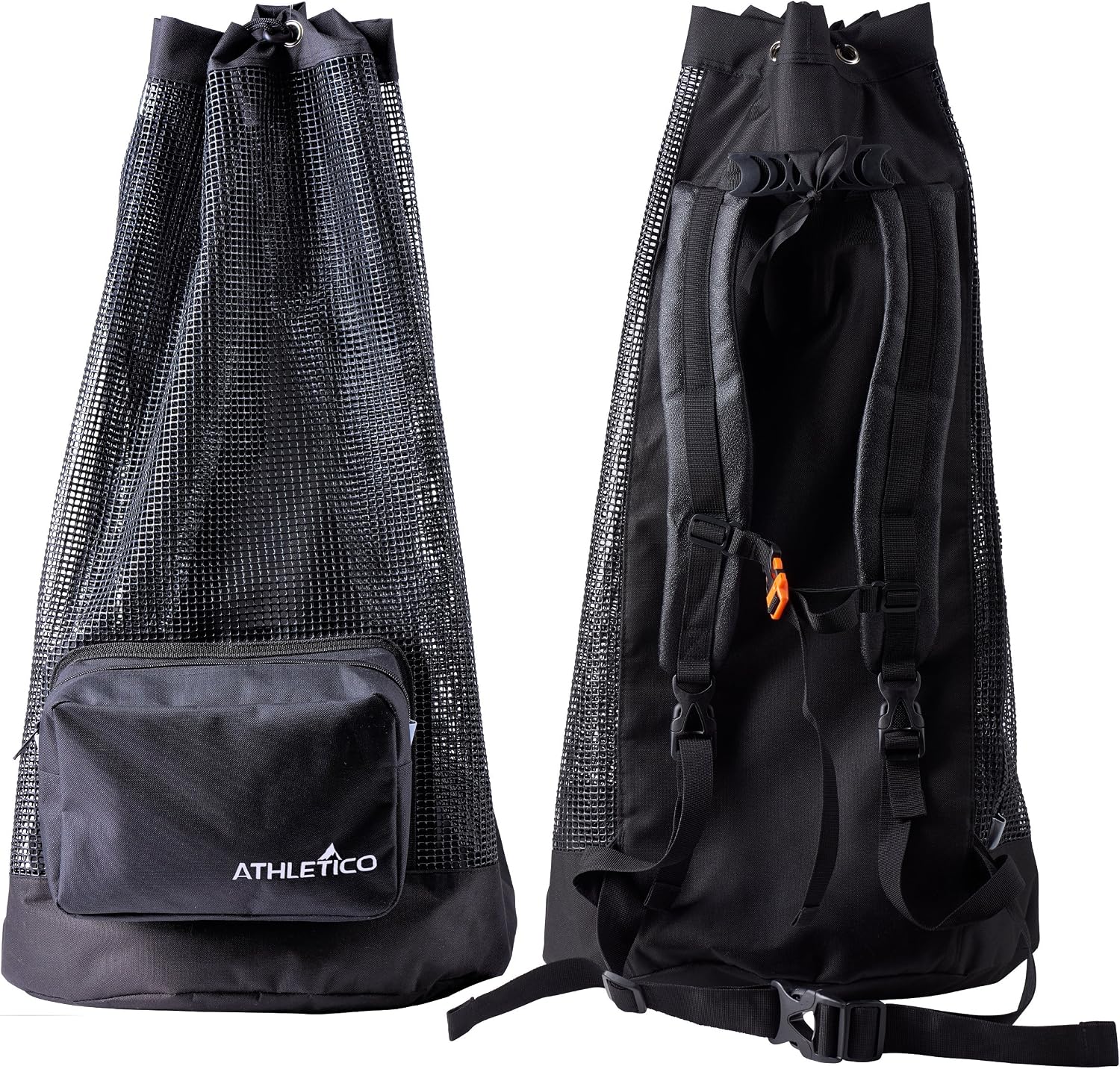 Athletico Scuba Diving Bag - XL Mesh Travel Backpack for Scuba Diving and Snorkeling Gear & Equipment - Dry Bag Holds Mask, Fins, Snorkel, and More
