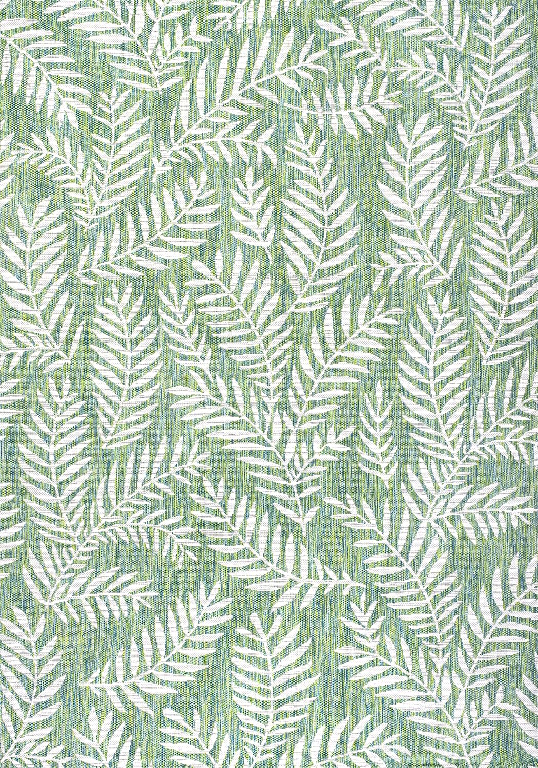 JONATHAN Y Palm Frond Indoor Outdoor Area Rug 3X5 Navy/Ivory, Nevis for Backyard, Patio, Porch, Easy-Cleaning, High Traffic, Pet-Friendly