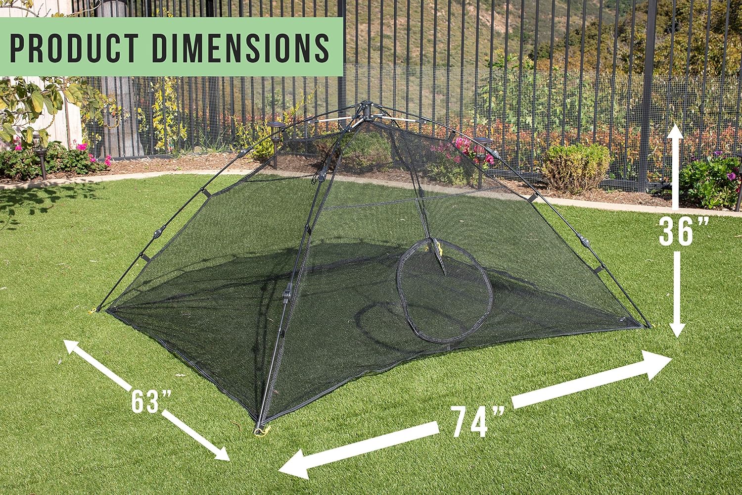 Kitty Compound Outdoor Cat Enclosure and Tunnel, Play Tents | Portable playhouse setup letting indoor felines enjoy fresh air outside while staying contained, safe and secure at all times
