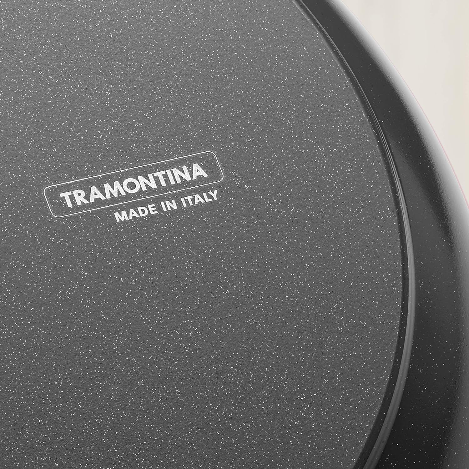 Tramontina Ceramica Deluxe 1.5-Quart Sauce Pan with Glass Lid | Ceramic Non Stick Small Saucepan, Oven-Safe, Metallic Black