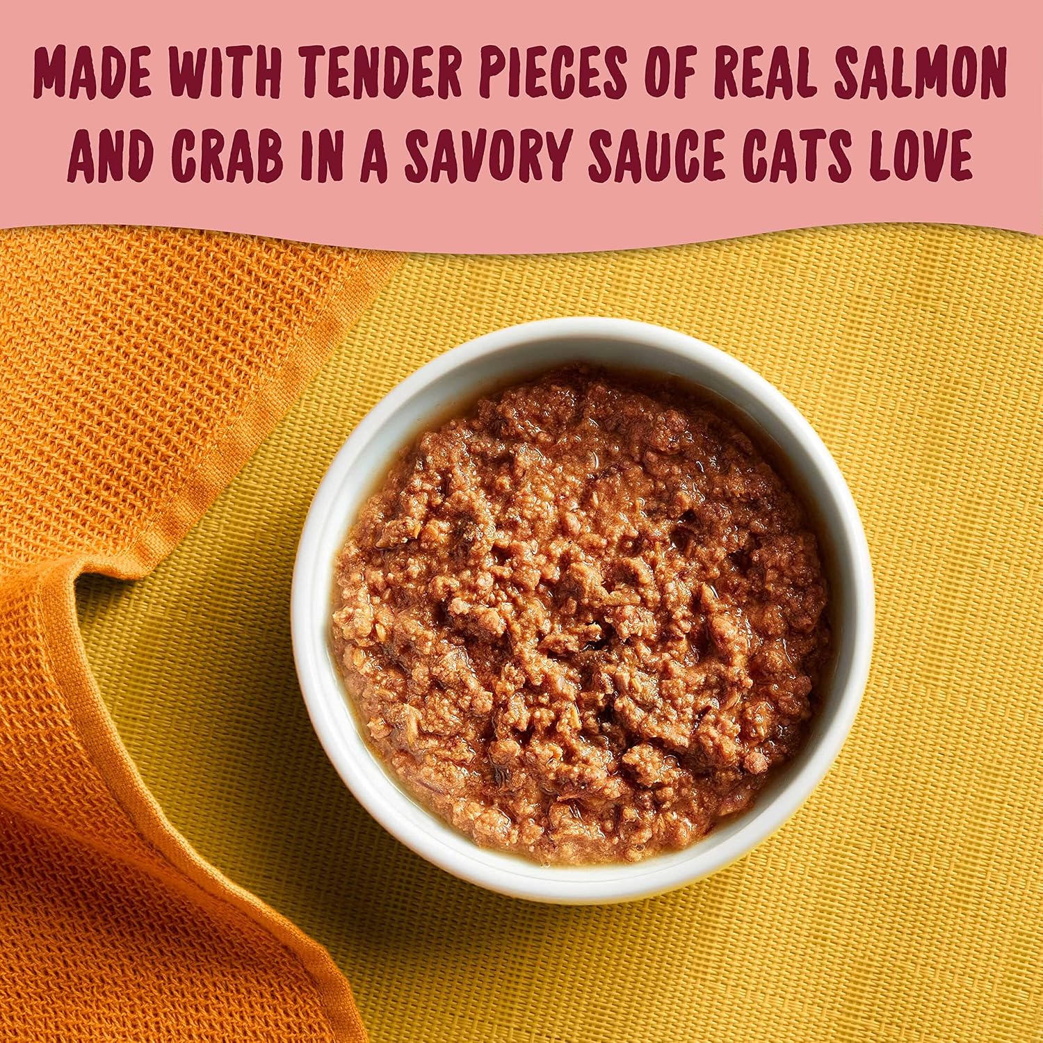 Meow Mix Tenders in Sauce, Wet Cat Food with Tuna & Whole Shrimp, 12 Cups
