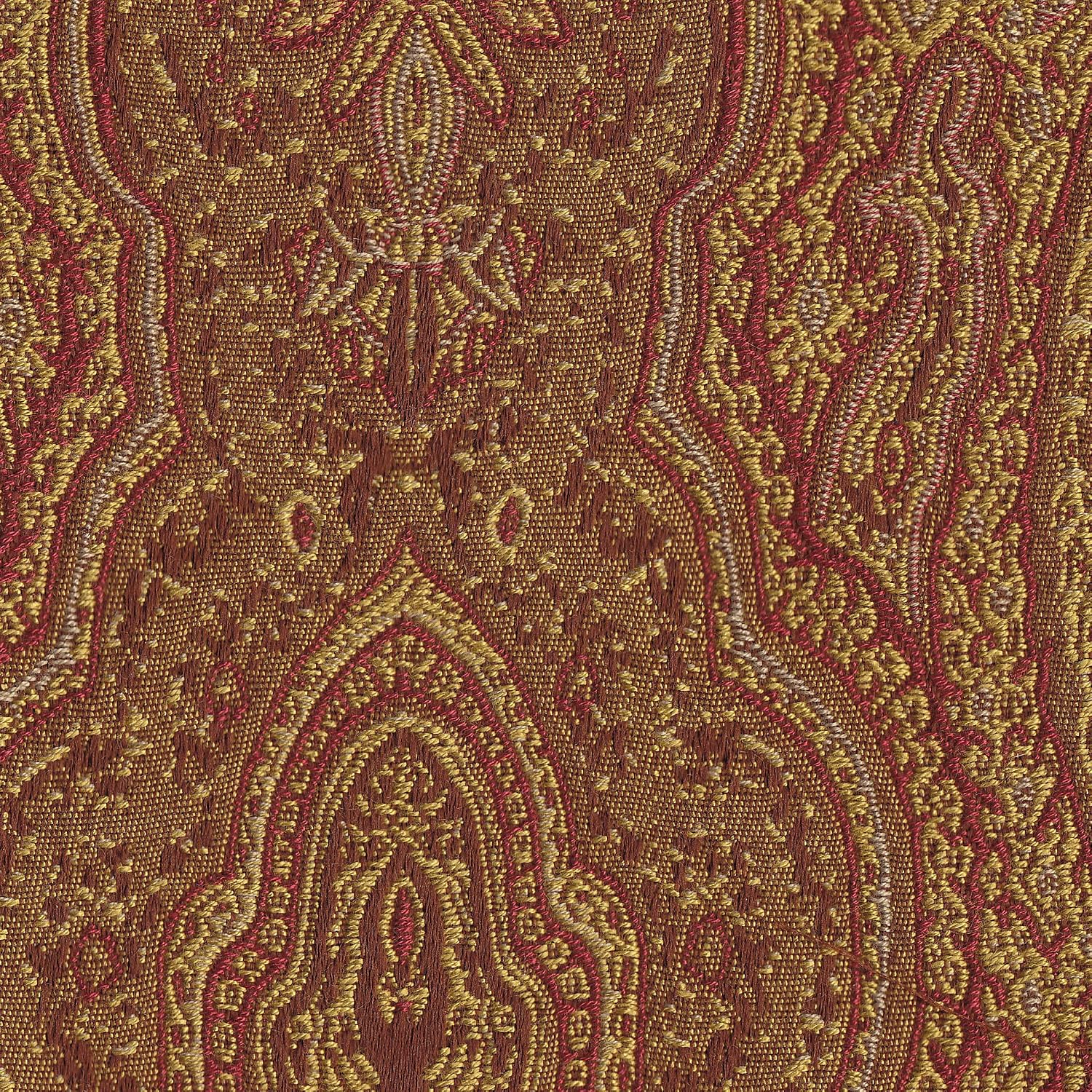 HomePop Parsons Dining Chair - Red & Gold Damask (Single Pack)