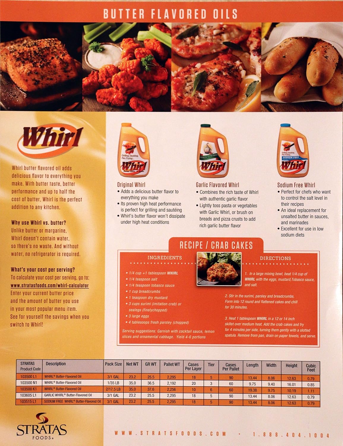 Whirl Admiration Pro-Fry Liquid Shortening Oil for Frying, 8 Pound