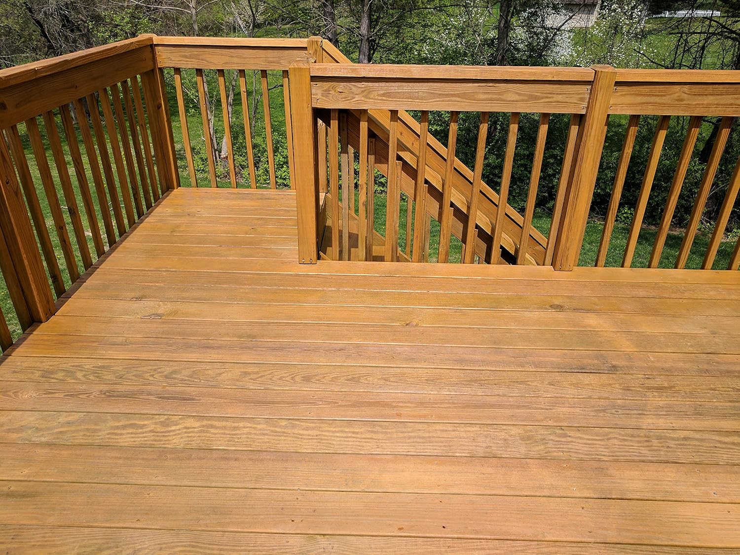 #1 Deck Premium Wood Stain - Semi-Transparent, Water Based, Sealer in One - 1 Gallon